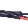 Kable Kontrol Kable Kontrol® High Temp Nylon Split Wire Loom Tubing - 1-1/4" Inside Diameter - 250' Length - Black NWL926BSP